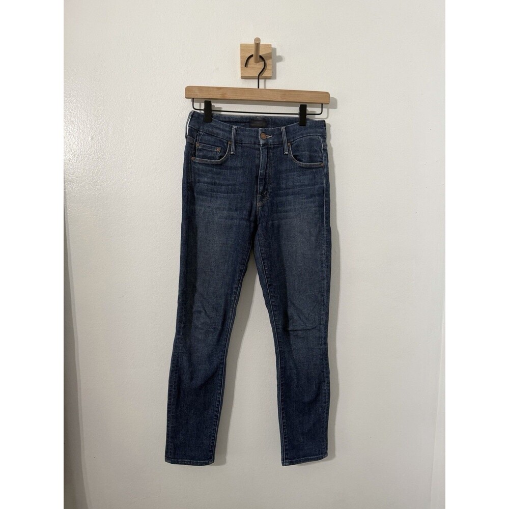 Mother Jeans The Looker Crop Switch It Up Sz 25 Dark Wash